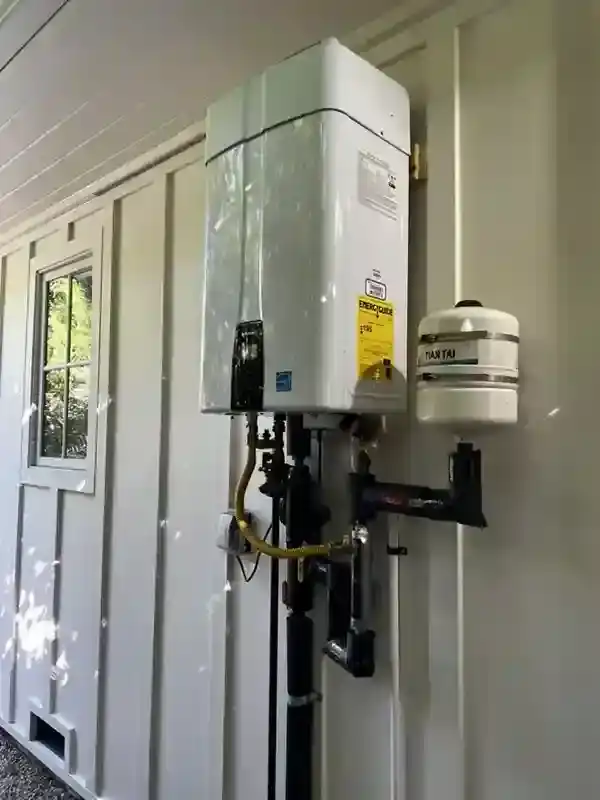 tankless water heater installation