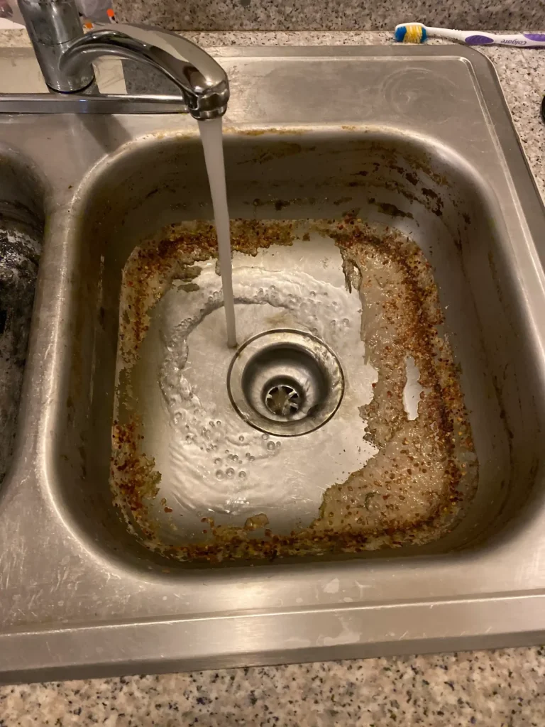Diagnosing the sink clog before performing drain cleaning in Arcadia