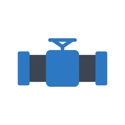 faucet blue gray icon